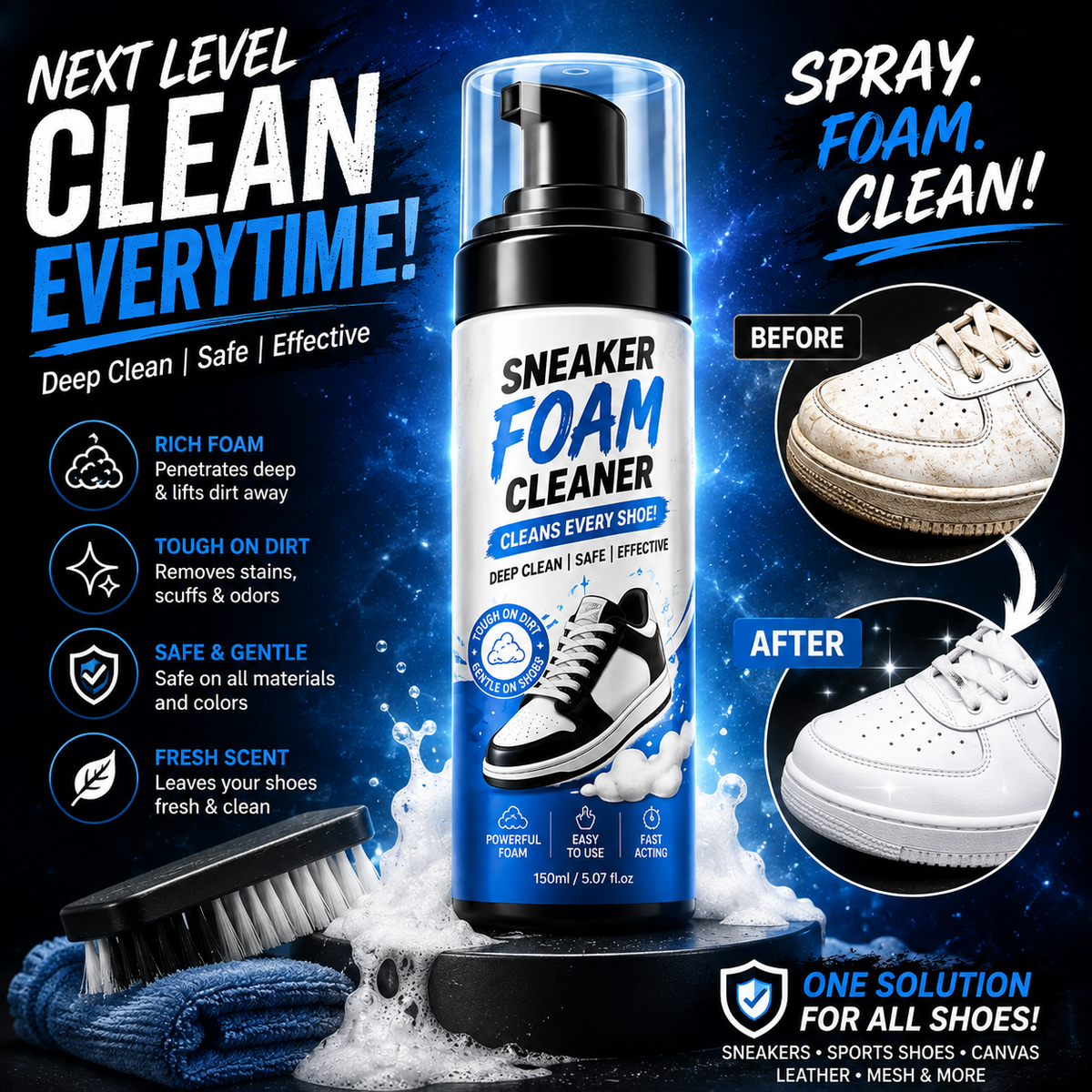 Sneaker Foam Cleaner 👟BUY 1 GET 1 FREE💫
