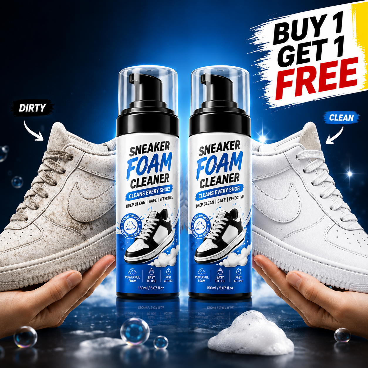 Sneaker Foam Cleaner 👟BUY 1 GET 1 FREE💫