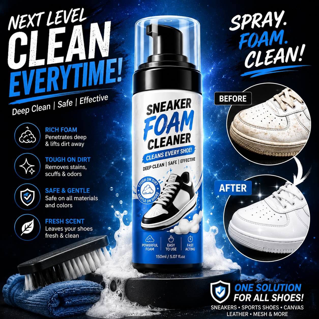 Sneaker Foam Cleaner 👟BUY 1 GET 1 FREE💫