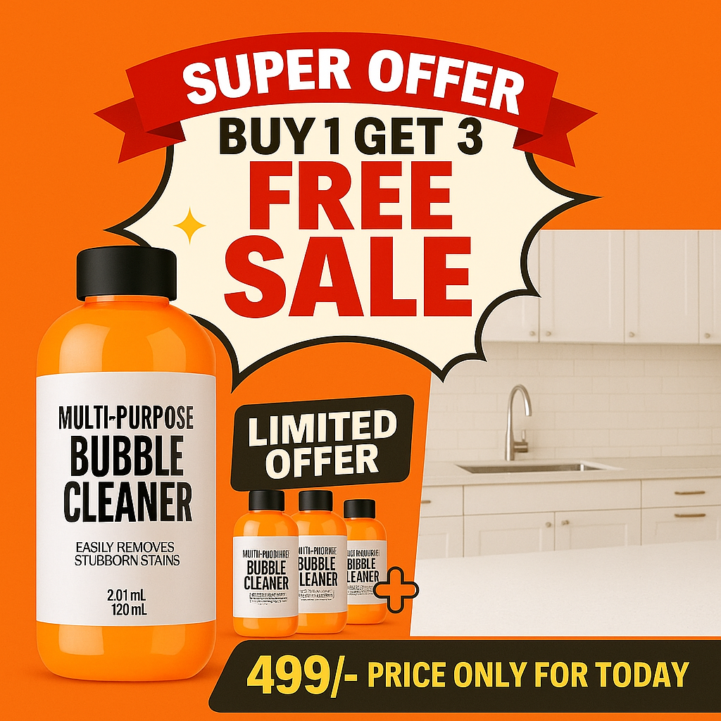 Powerful Bubble Cleaner 🔥BUY 1 GET 1 FREE💫
